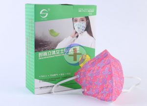 水刺布印花口罩/女士款